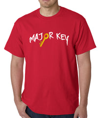 Major Key To Succes Emoji Key Mens T-shirt