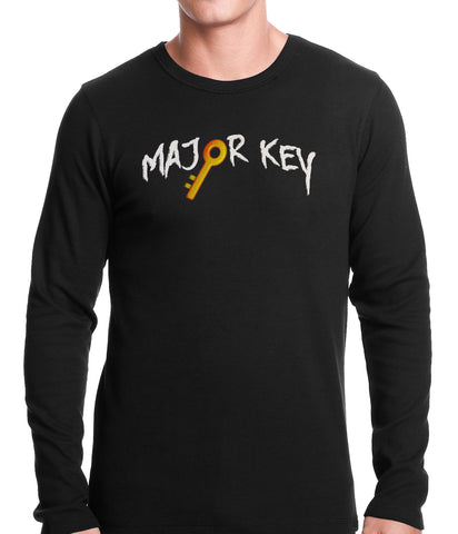Major Key To Succes Emoji Key Thermal Shirt