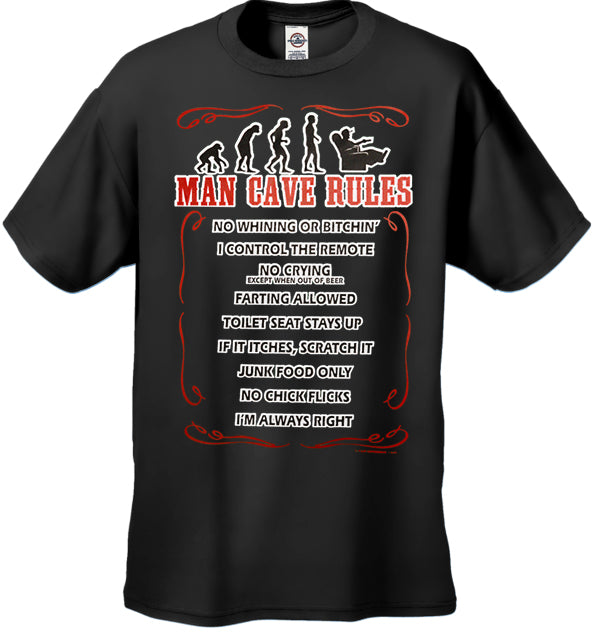 What Happens In The Man Cave Stays In The Man Cave T-Shirt What Happens In The Man Cave Stays In The Man Cave T-Shirt