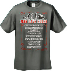 Man Cave Rules Men's T-Shirt