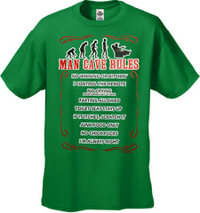 Man Cave Rules Men's T-Shirt