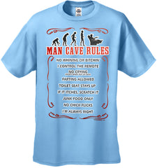 Man Cave Rules Men's T-Shirt