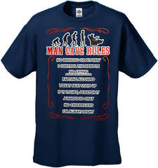 Man Cave Rules Men's T-Shirt