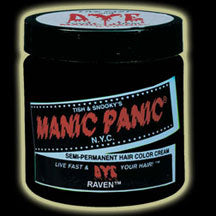 Manic Panic Hair Dye -  Raven Black Hair Color