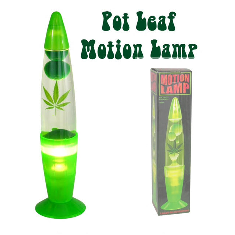 Marijuana Pot leaf lava Motion Lamp