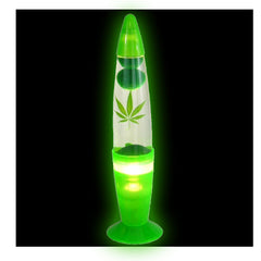 Marijuana Pot leaf lava Motion Lamp