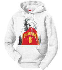 Marilyn Basketball Jersey #6 Adult Hoodie