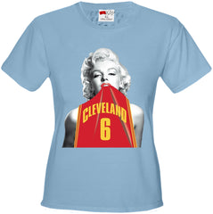 Marilyn Basketball Jersey #6 Girl's T-Shirt