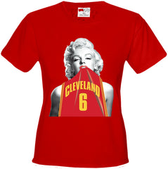 Marilyn Basketball Jersey #6 Girl's T-Shirt