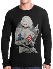 Marilyn Flag Bikini Thermal Shirt