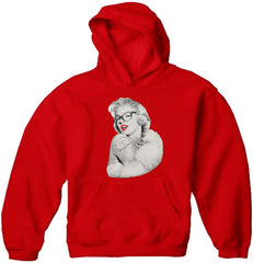 Marilyn Monroe Diamonds Girl's Best Friend Adult Hoodie