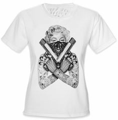 Marilyn Monroe "Gangster" Girls T-Shirt