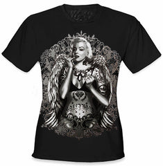 Marilyn Monroe Hollywood Tattoo Girl's T-Shirt