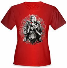 Marilyn Monroe Hollywood Tattoo Girl's T-Shirt