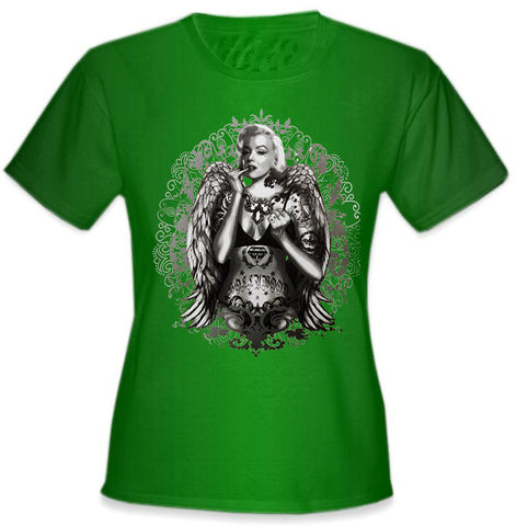 Marilyn Monroe Hollywood Tattoo Girl's T-Shirt