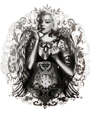 Marilyn Monroe Hollywood Tattoo Girl's T-Shirt