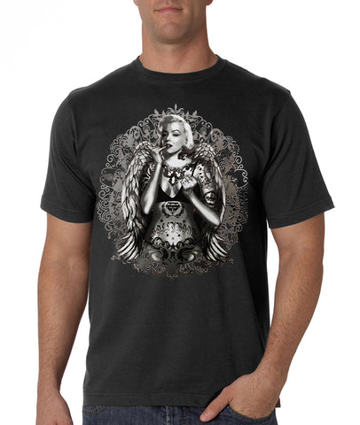 Marilyn Monroe Hollywood Tattoo Men's T-Shirt 