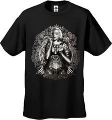 Marilyn Monroe Hollywood Tattoo Men's T-Shirt