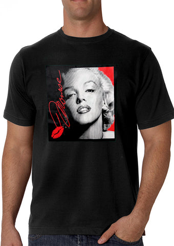 Marilyn Monroe Lipstick Classic Celebrity Men's T-Shirt