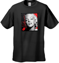 Marilyn Monroe Lipstick Classic Celebrity Men's T-Shirt