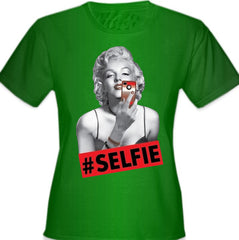 Marilyn Monroe #SELFIE Girl's T-Shirt