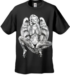 Marilyn Monroe Sexy Angel Wings Men's T-Shirt
