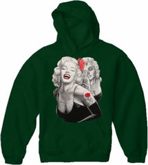 Marilyn Monroe Smile Now Cry Later Adult Hoodie