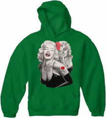 Marilyn Monroe Smile Now Cry Later Adult Hoodie