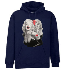 Marilyn Monroe Smile Now Cry Later Adult Hoodie