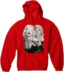 Marilyn Monroe Smile Now Cry Later Adult Hoodie