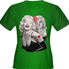 Marilyn Monroe Smile Now Cry Later Girl's T-Shirt