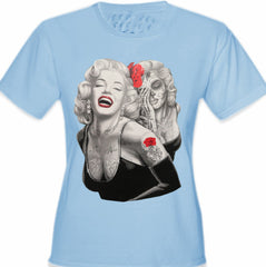 Marilyn Monroe Smile Now Cry Later Girl's T-Shirt