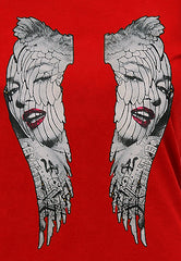 Marilyn Monroe Wings Girls T-Shirt