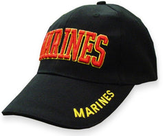 Marines Baseball Hat (Black)