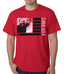 Martin Luther King Jr Dream Mens T-shirt (Red)