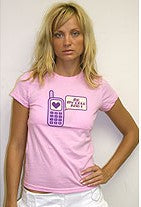 Me My Cell And I Girls T-Shirt