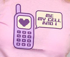 Me My Cell And I Girls T-Shirt