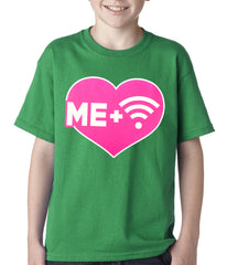 Me + Wifi = <3 Kids T-shirt