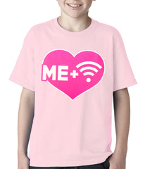 Me + Wifi = <3 Kids T-shirt
