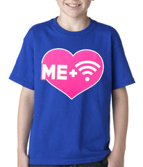 Me + Wifi = <3 Kids T-shirt