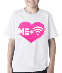 Me + Wifi = <3 Kids T-shirt