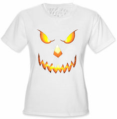Mean Pumpkin Head Girls T-Shirt