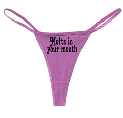 Melts In Your Mouth Thong