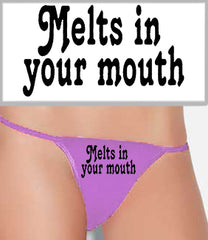 Melts In Your Mouth Thong