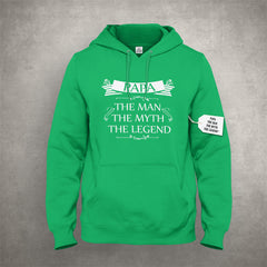 Mens Papa - The Man, The Myth, The Legend Fathers Day Adult Hoodie