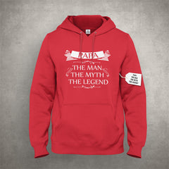 Mens Papa - The Man, The Myth, The Legend Fathers Day Adult Hoodie