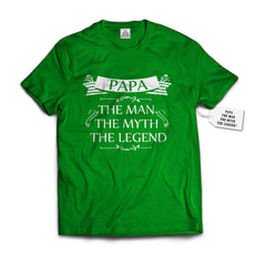 Mens Papa - The Man, The Myth, The Legend® Fathers Day T-shirt