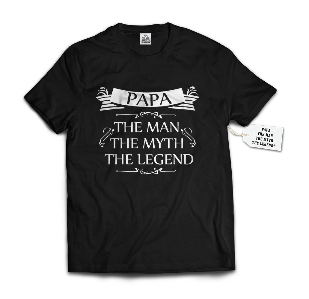 Mens Papa - The Man, The Myth, The Legend® Fathers Day T-shirt
