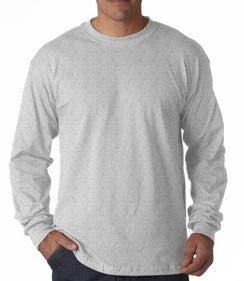 Mens Premium Long Sleeve T-Shirt (Ash Grey)