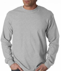 Mens Premium Long Sleeve T-Shirt (Ash Grey)